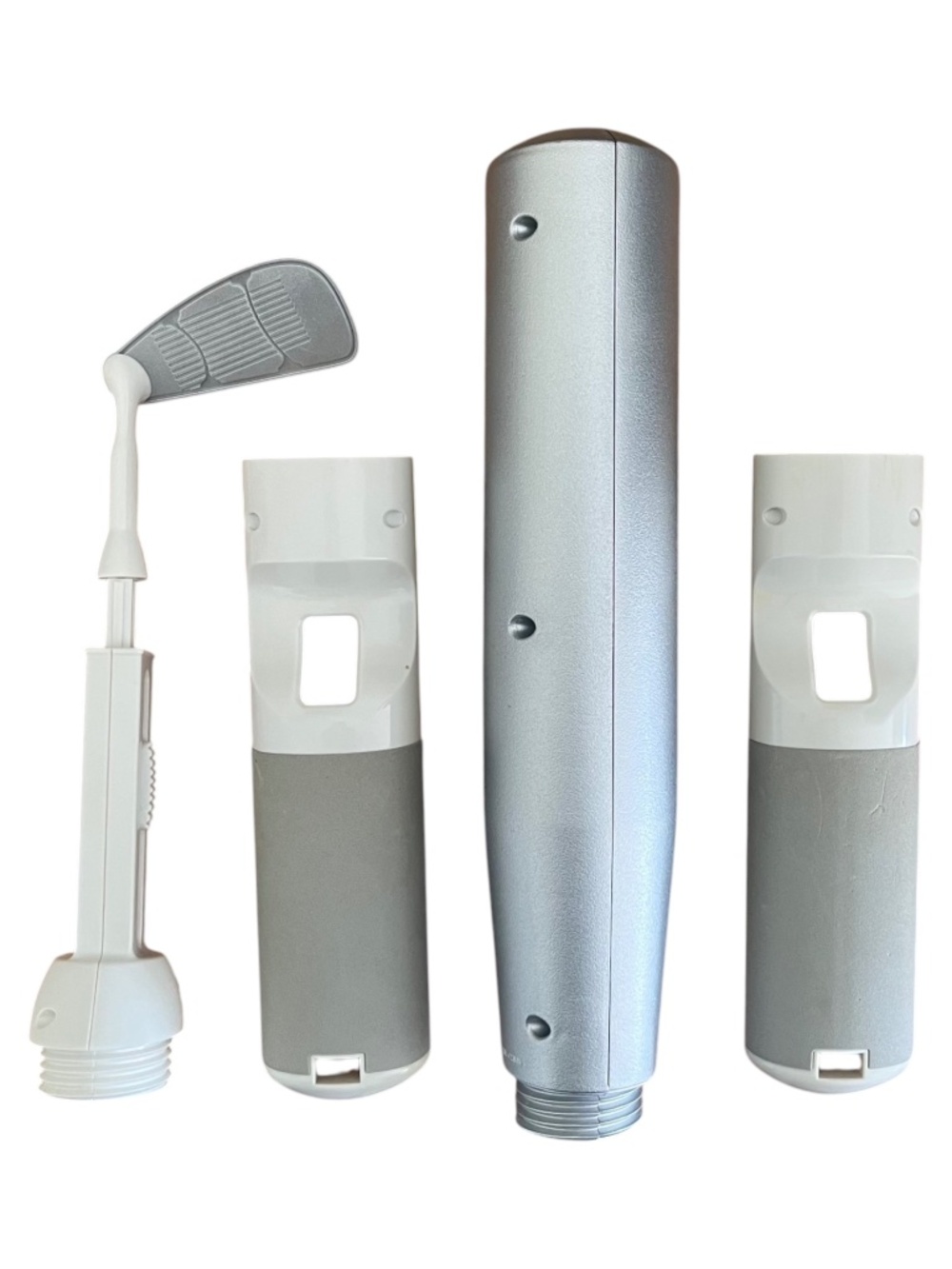 Nintendo Wii Sports Accessories Lot - Golf Club And Baseball Bat Bundle Lot